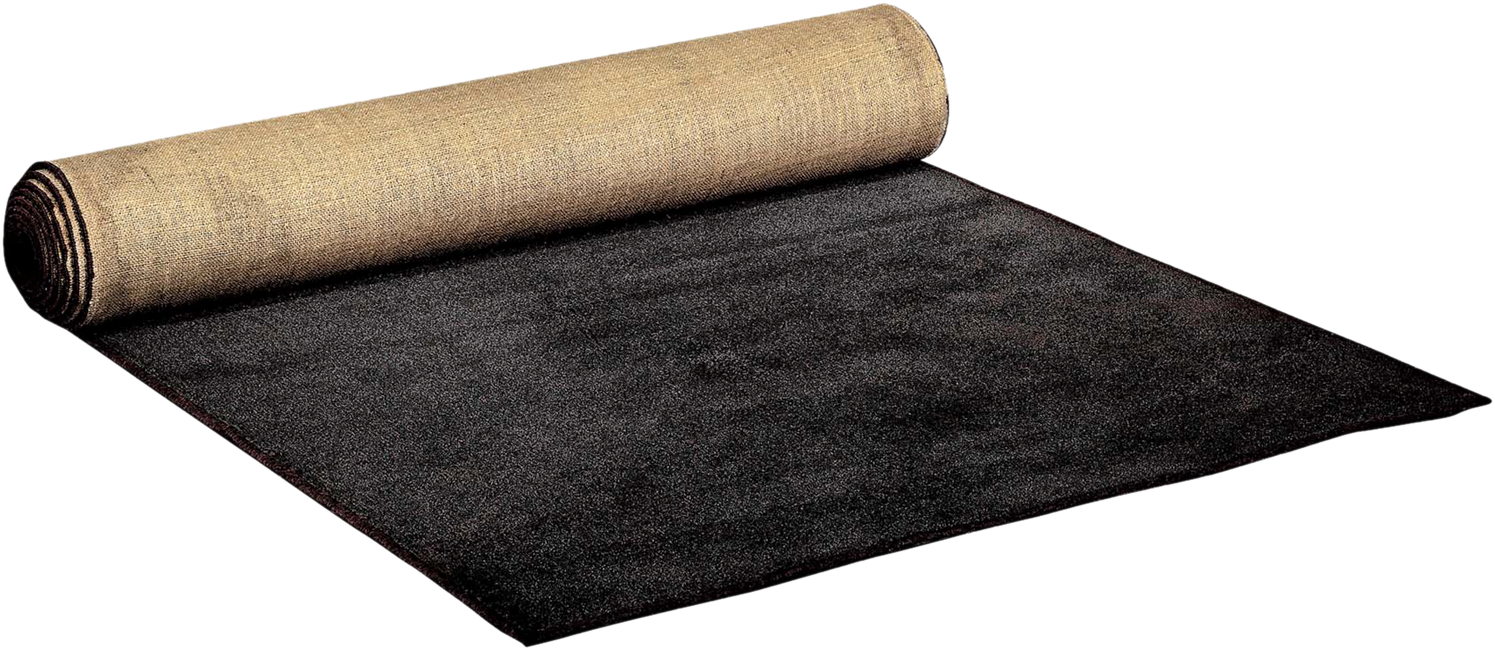 Carpet Runner - Black - 10m x 1.2m (Bound)